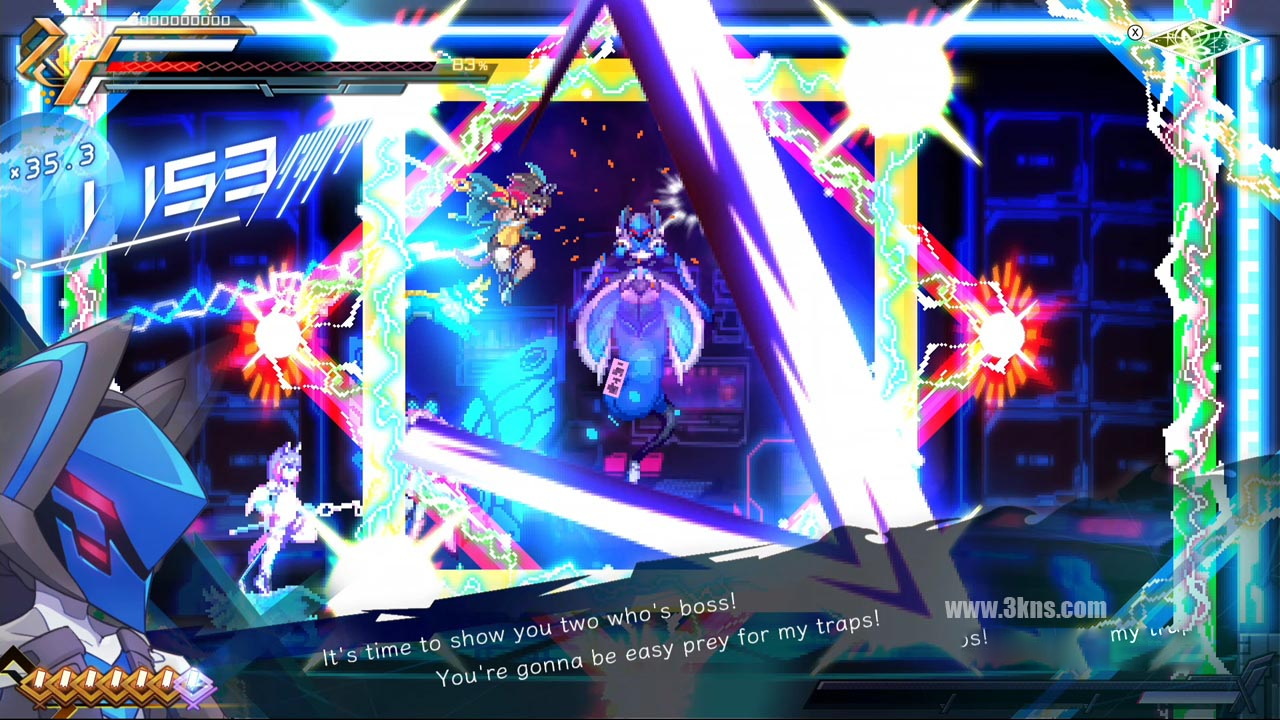 图片[1]-[Switch游戏]苍穹雷霆3 Azure Striker GUNVOLT 3-梦境潮玩