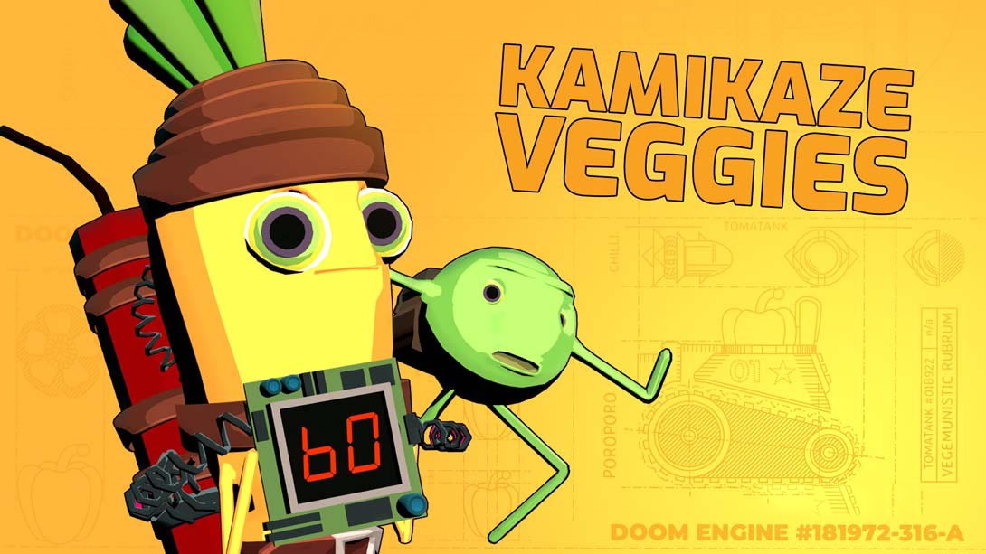 [Switch游戏]神风蔬菜 .Kamikaze Veggies-梦境潮玩