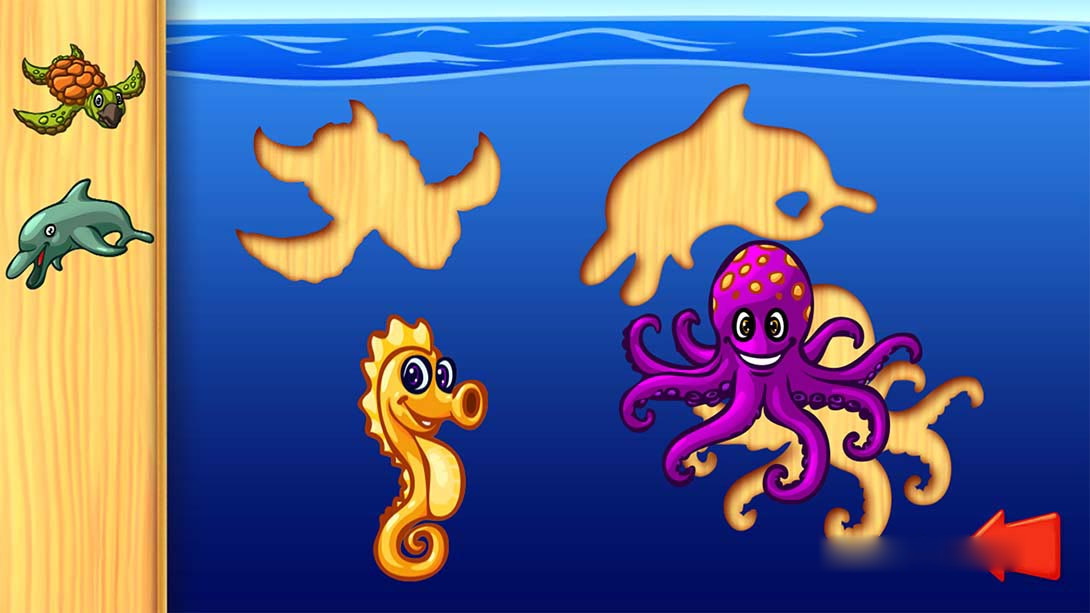 图片[1]-[Switch游戏]海洋动物谜题-学龄前儿童动物学习谜题游戏 Ocean Animals Puzzle – Preschool Animal Learning Puzzles Ga-梦境潮玩