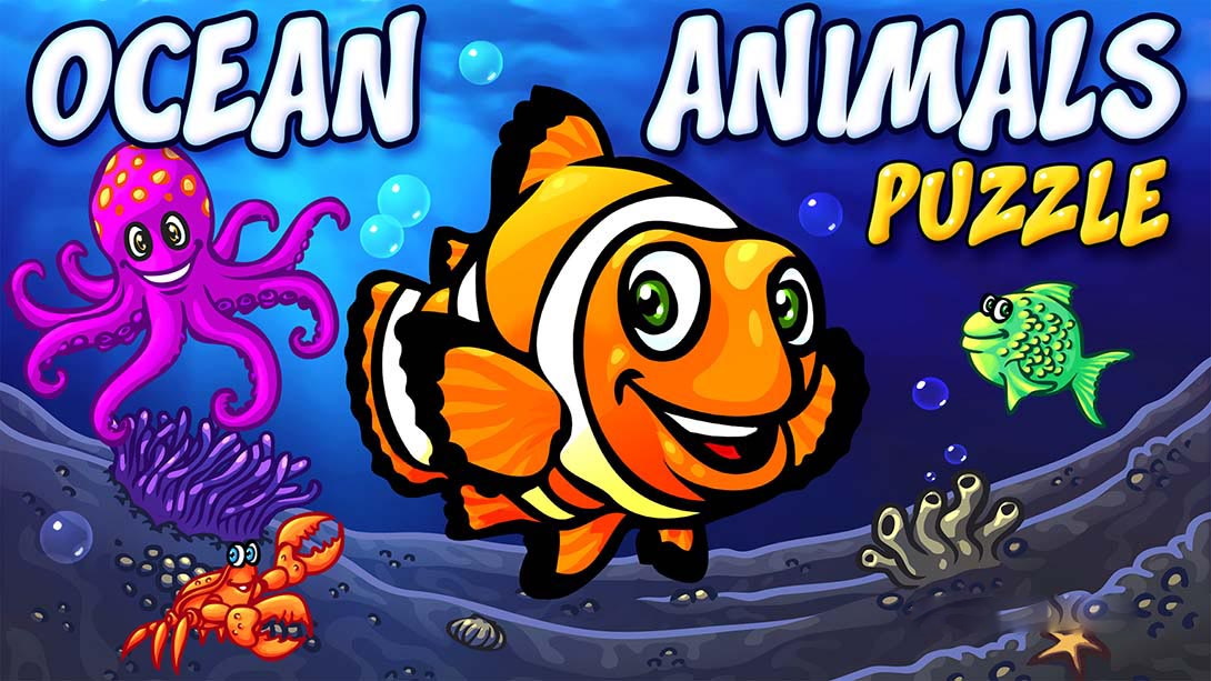 [Switch游戏]海洋动物谜题-学龄前儿童动物学习谜题游戏 Ocean Animals Puzzle – Preschool Animal Learning Puzzles Ga-梦境潮玩