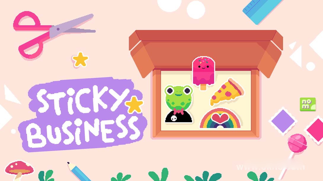 [Switch游戏]小小贴纸铺 .Sticky Business-梦境潮玩