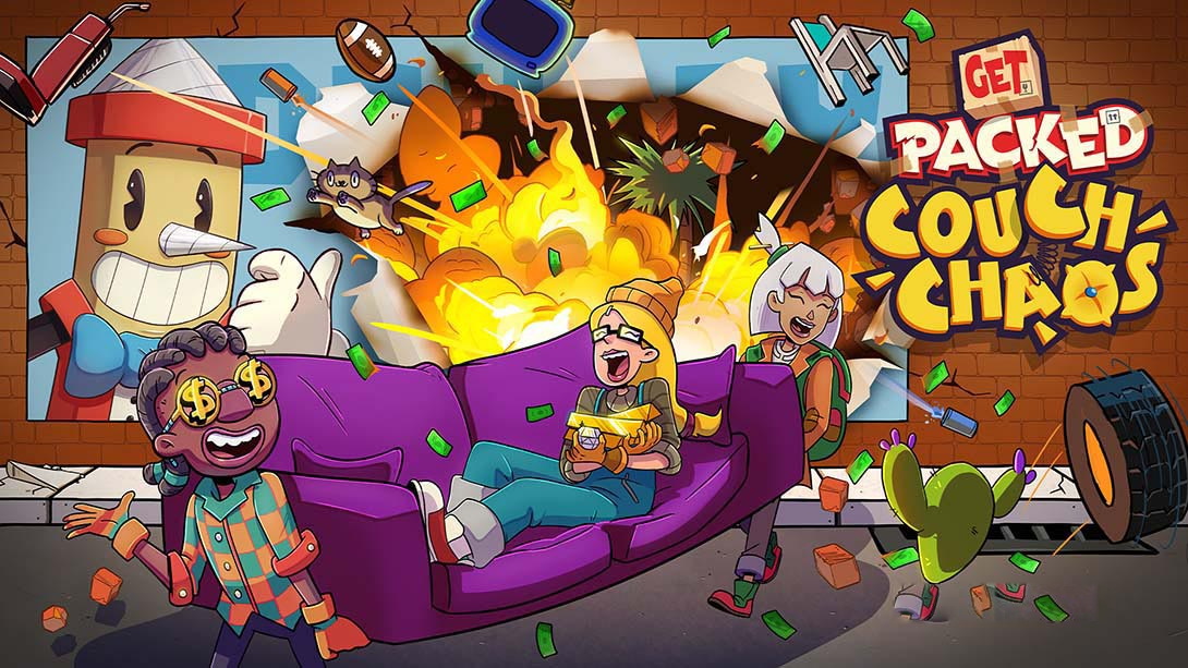 [Switch游戏]混乱拆迁 Get Packed: Couch Chaos-梦境潮玩