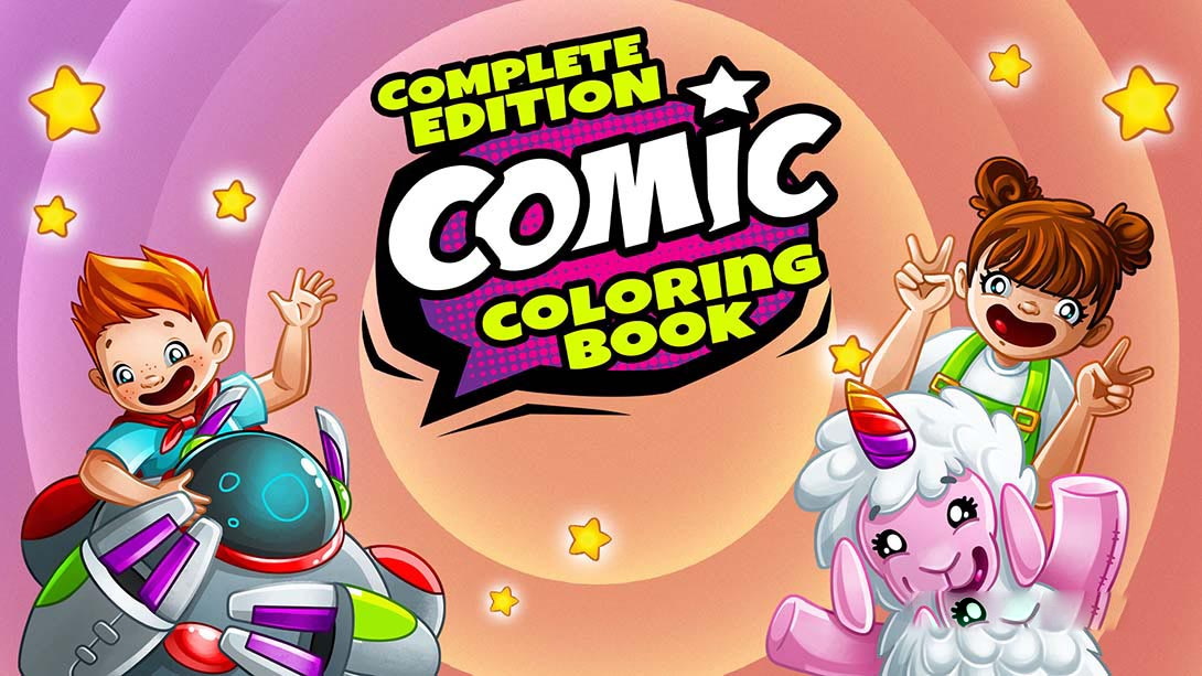 [Switch游戏]纸上画车 完全版 Comic Coloring Book – Complete Edition-梦境潮玩