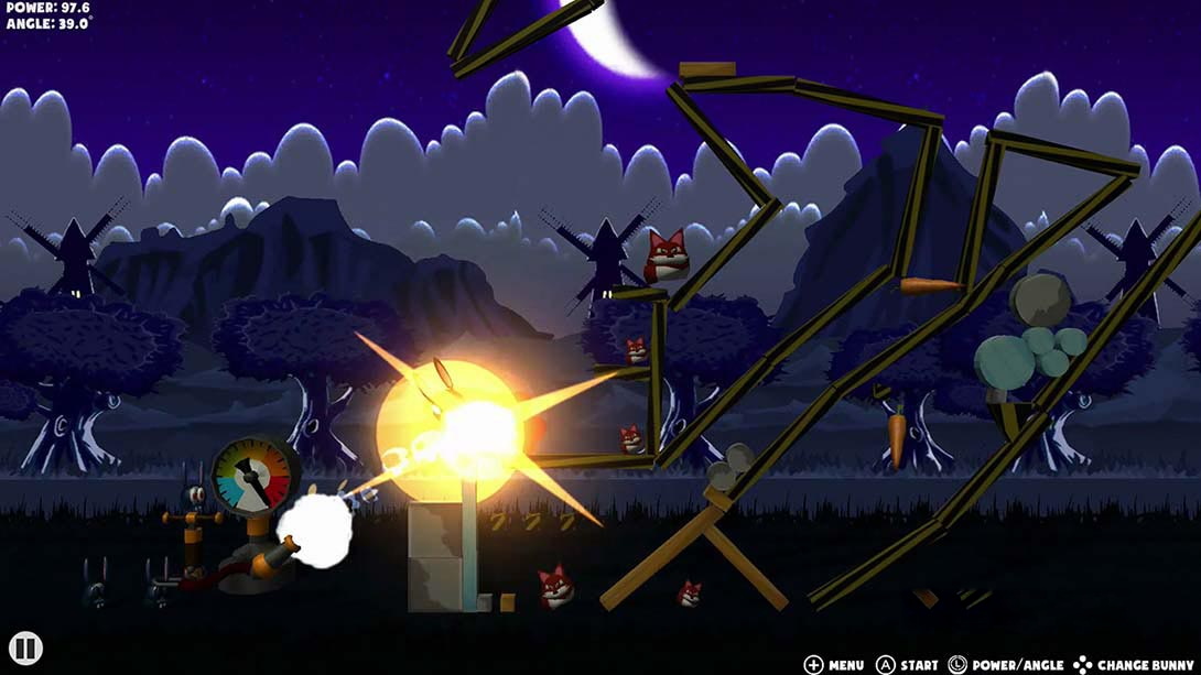 图片[1]-[Switch游戏]愤怒的兔子：巨大的胡萝卜十字军 Angry Bunnies: Colossal Carrot…-梦境潮玩