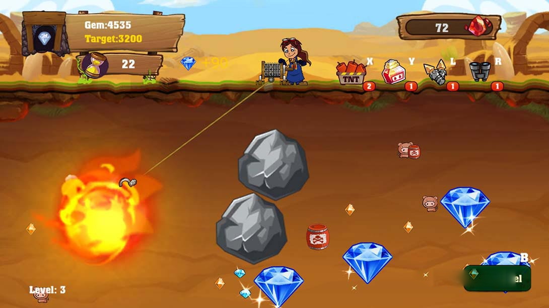图片[1]-[Switch游戏]宝石矿工 Gem Miner-梦境潮玩