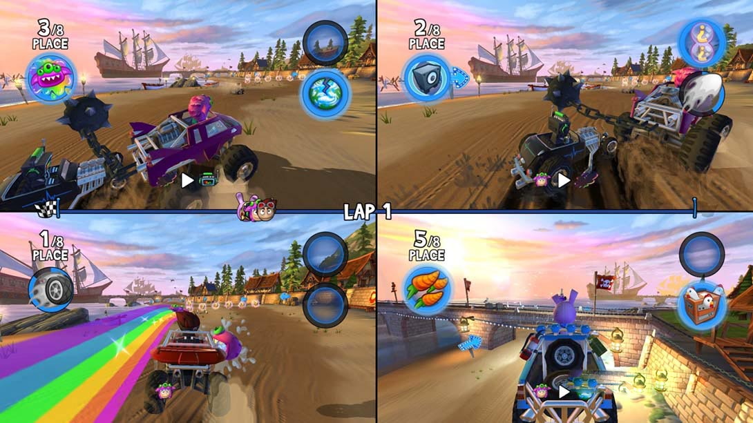 图片[1]-[Switch游戏]沙滩赛车2岛屿冒险 Beach Buggy Racing 2 Island Adventure-梦境潮玩