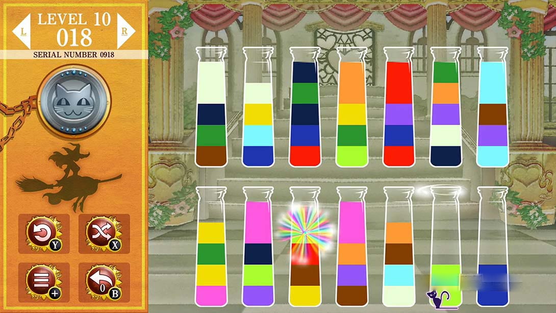图片[1]-[Switch游戏]魔女のポーション ～ウォーターソートパズル～Witchs Potion Water Sort Puzzle-梦境潮玩