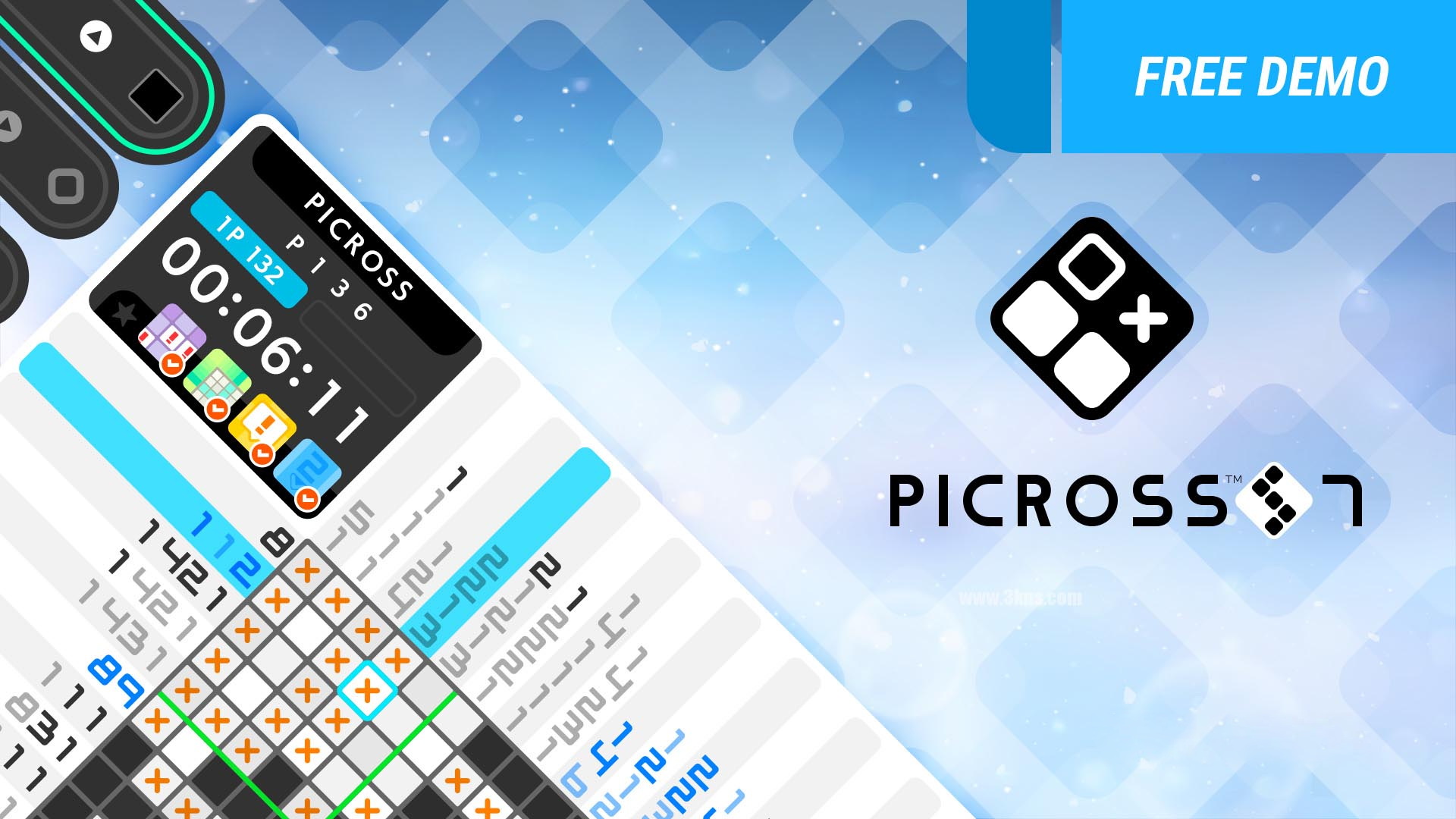 [Switch游戏]绘图方块S7 Picross S7-梦境潮玩
