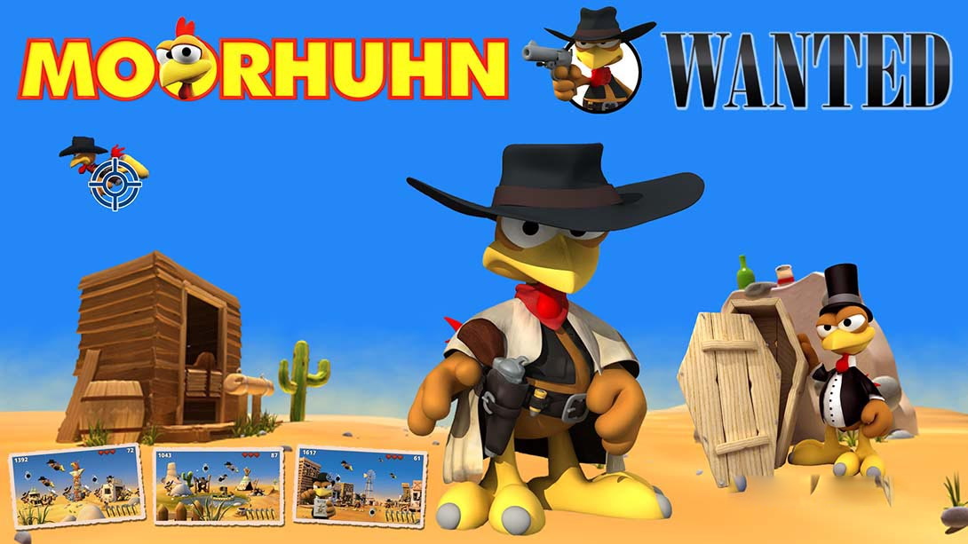[Switch游戏]怪鸡西部枪手 Moorhuhn Wanted-梦境潮玩