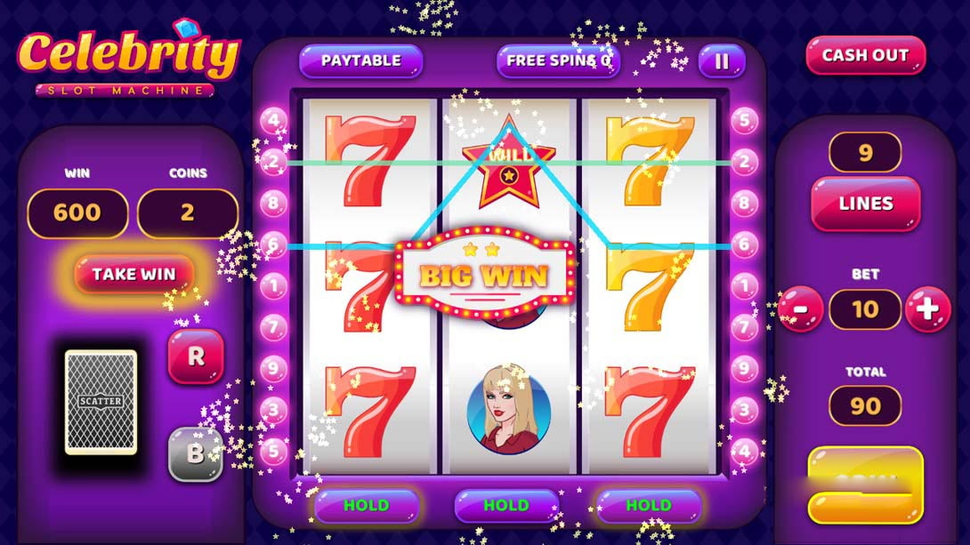 图片[1]-[Switch游戏]名人老虎机 Celebrity Slot Machine-梦境潮玩