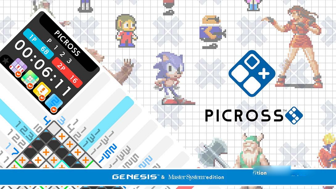 [Switch游戏]绘图方块S 世嘉版 Picross S MEGA DRIVE Master System edition Trial Version-梦境潮玩