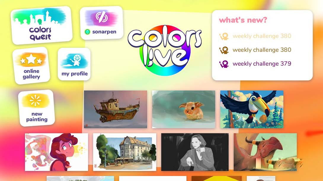 图片[1]-[Switch游戏]色彩现场 Colors Live-梦境潮玩