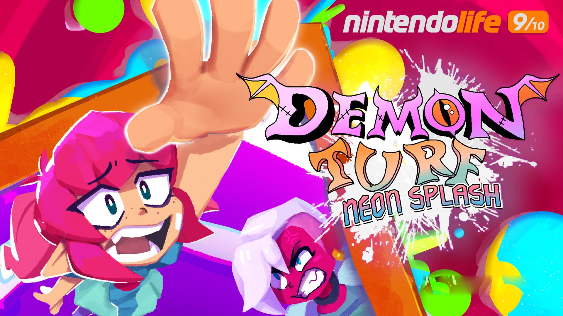 [Switch游戏]魅影飞蝠:霓虹四射 Demon Turf: Neon Splash-梦境潮玩