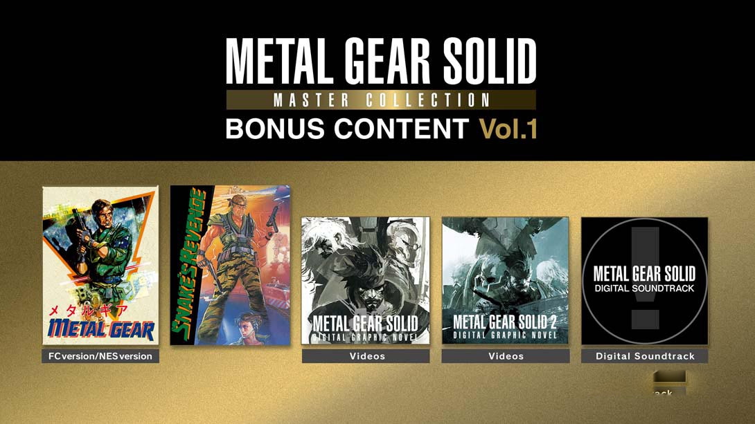 [Switch游戏]合金装备:大师收藏卷1 METAL GEAR SOLID: MASTER COLLECTION Vol.1 BONUS CONTENT-梦境潮玩