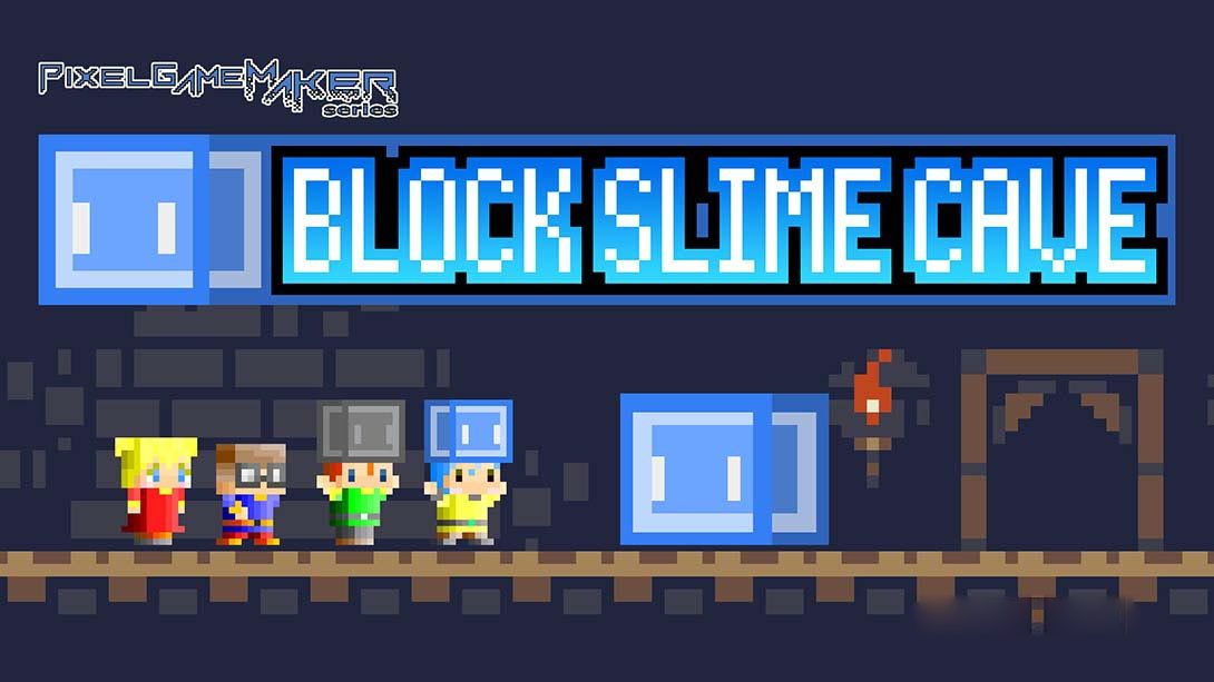 [Switch游戏]像素游戏制作者系列：BLOCK SLIME CAVE Pixel Game Maker Series BLOCK …-梦境潮玩