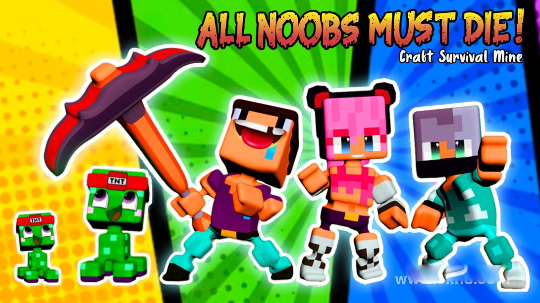 [Switch游戏]ALL NOOBS MUST DIE – CRAFT, SURVIVAL, MINE-梦境潮玩