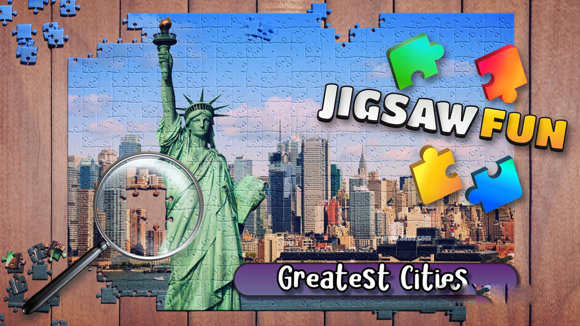 [Switch游戏]拼图爱好者 伟大城市 Jigsaw Fun: Greatest Cities-梦境潮玩