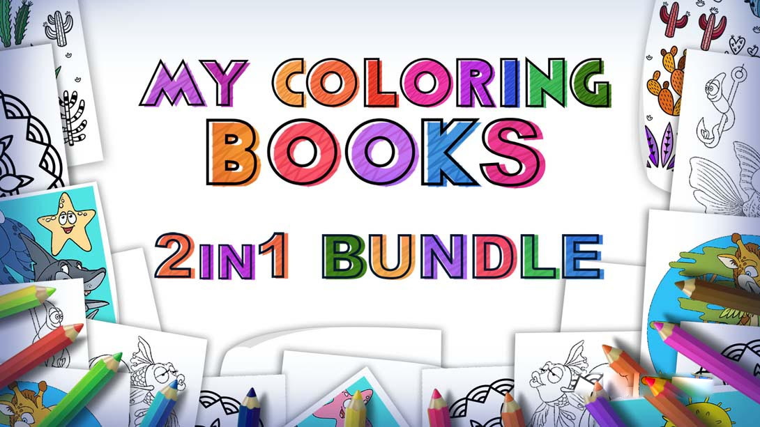 [Switch游戏]My Coloring Books – 2 in 1 Bundle-梦境潮玩