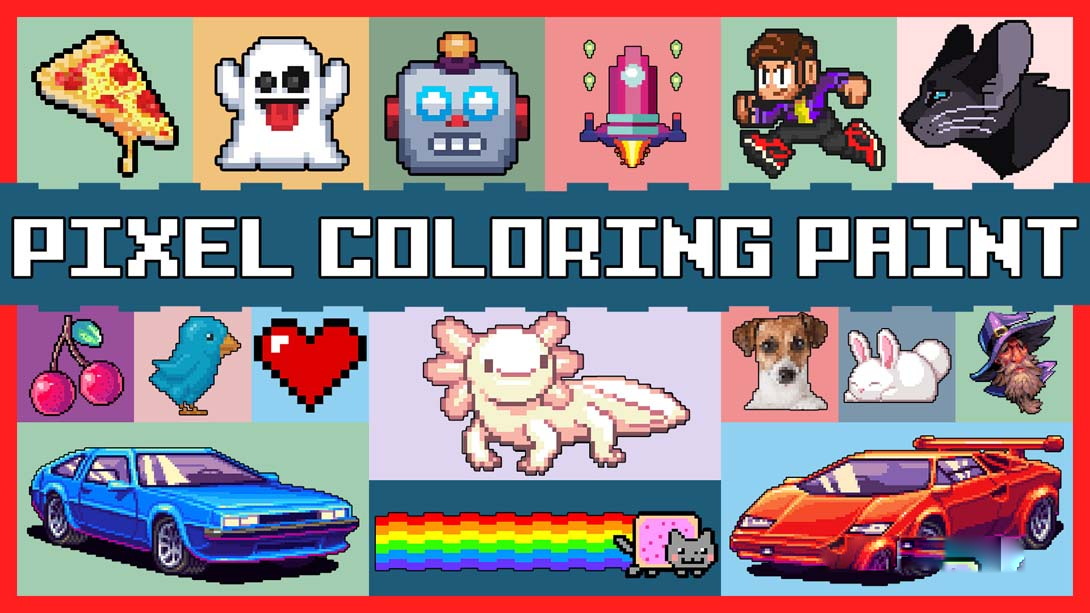[Switch游戏]像素着色涂料 .Pixel Coloring Paint-梦境潮玩