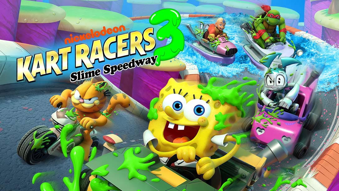 [Switch游戏]尼克卡通赛车 3:史莱姆赛道 Nickelodeon Kart Racers 3: Slime Speedway-梦境潮玩