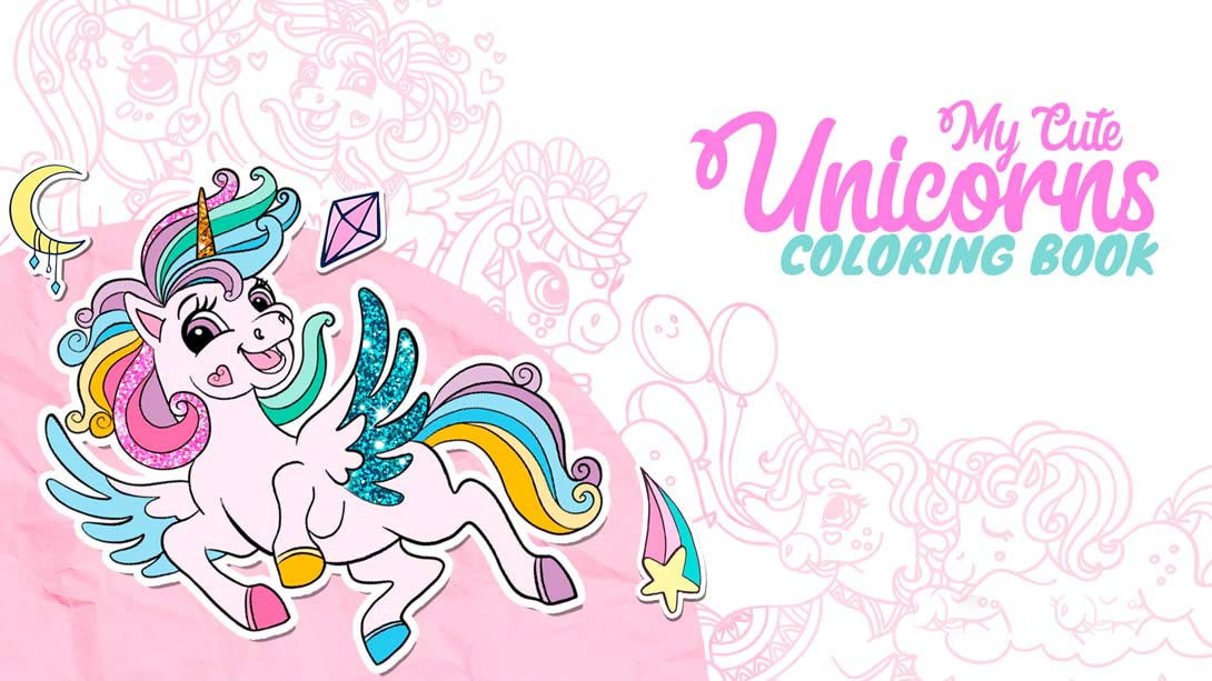[Switch游戏]我可爱的独角兽涂色书 My Cute Unicorns – Coloring Book-梦境潮玩